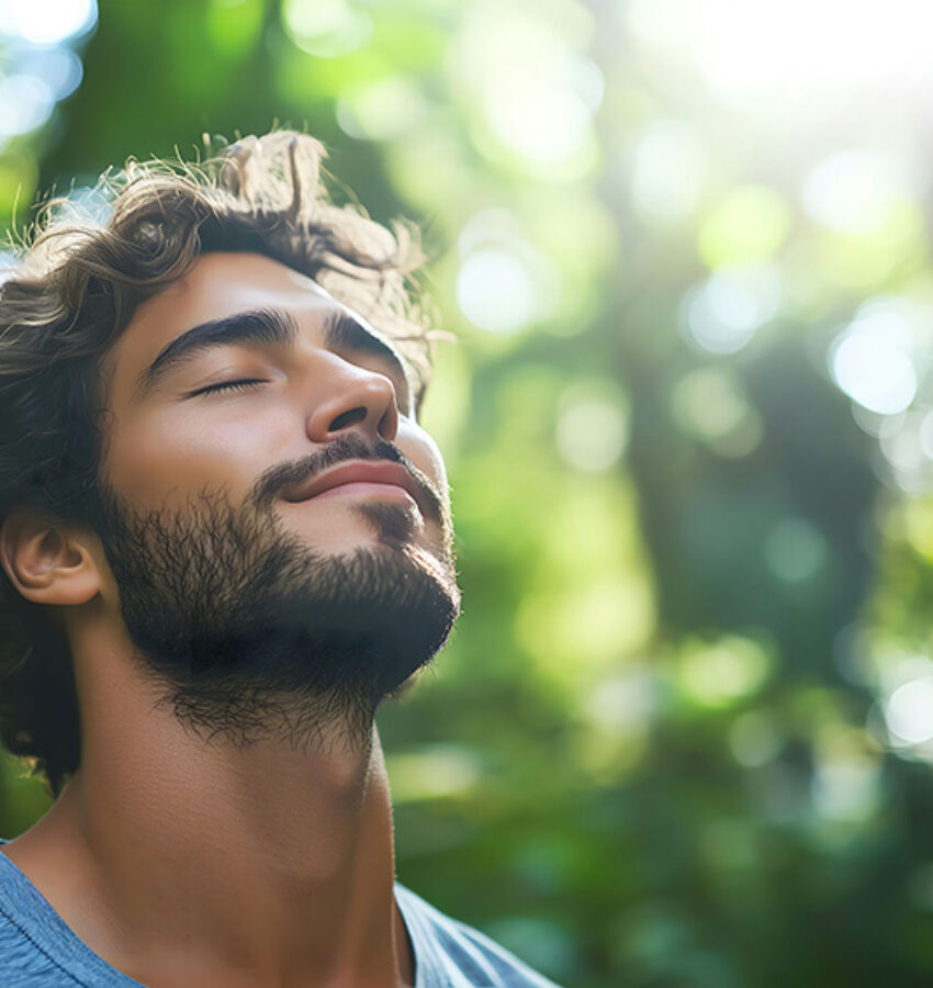 Man enjoying holistic therapy in Los Angeles, CA