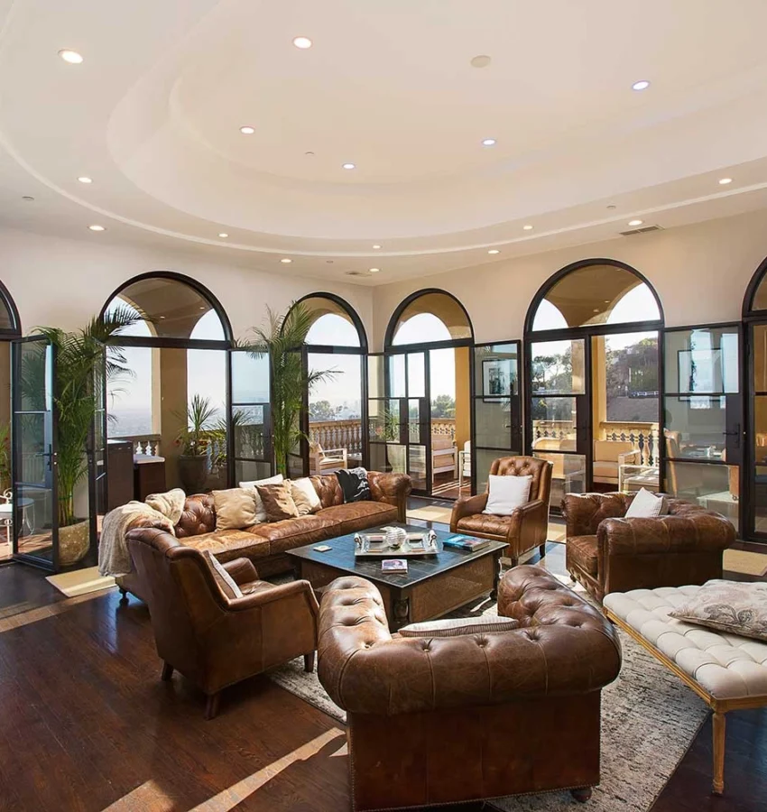 The Peak Estate living room in Los Angeles, California