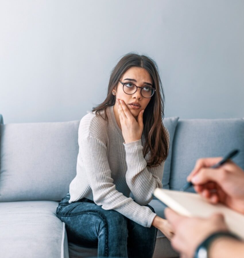individual therapy session at a marijuana treatment center for mental health support