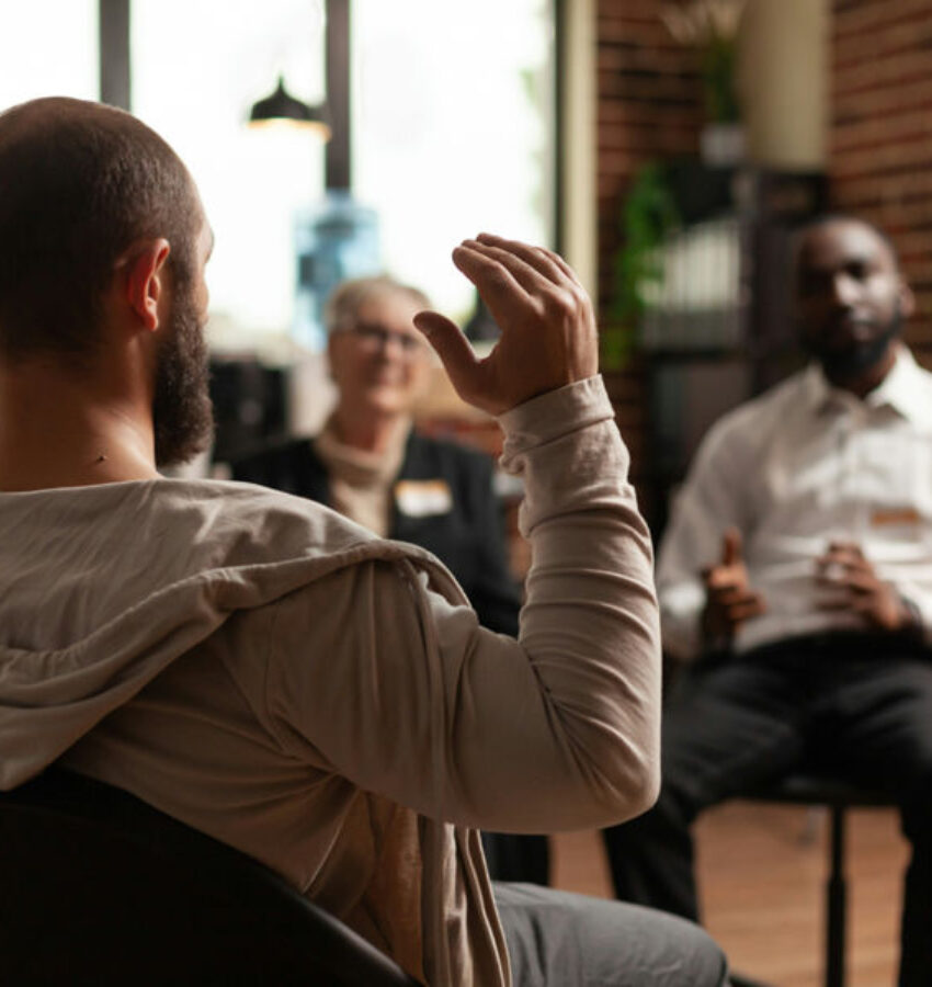Group of people in residential treatment in Los Angeles, California